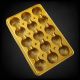 Golden 15 Rectangle Ladoo Tray