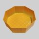Yellow 500gms Ghewar Sweets Packaging Tray